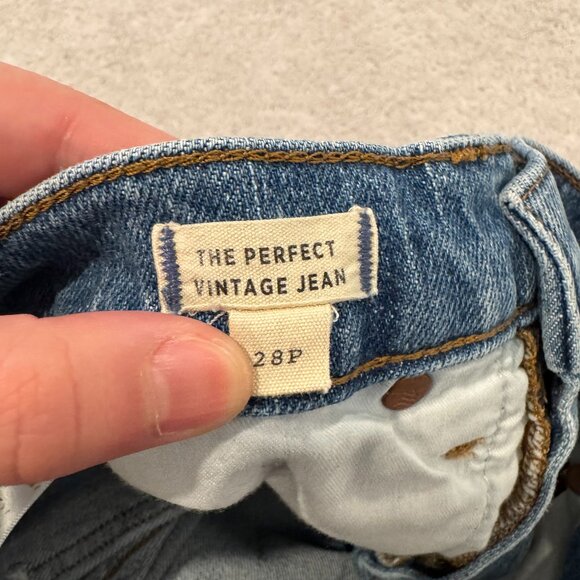 Madewell Perfect Vintage Ankle Jeans, Petite 28P - Picture 5 of 6